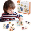 VIGA Drewniane Puzzle Układanka Dopasowanie Zawodów Viga Toys