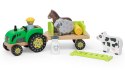 VIGA Traktor Drewniany Zwięrzatka Farma Zagroda Viga Toys