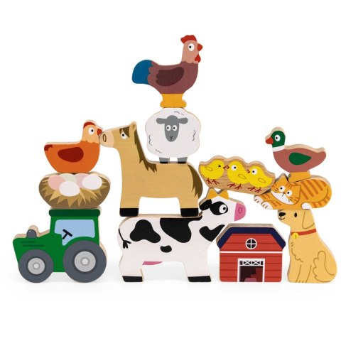 VIGA Układanka w Stosy Farma Zwierzęta Viga Toys VIGA Układanka w Stosy Farma Zwierzęta Viga Toys