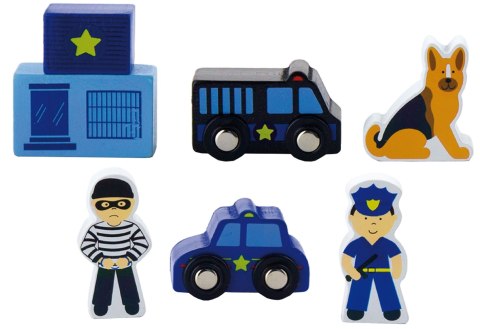 Viga Zestaw figurek - Policja - Akcesoria do kolejki Viga Toys