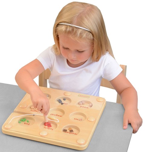 MASTERKIDZ Co Przyciągnie Magnes Edukacyjna Gra Tabliczka Montessori Masterkidz MASTERKIDZ Co Przyciągnie Magnes Edukacyjna Gra Tabliczka Montessori Masterkidz