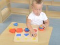 MASTERKIDZ Sorter Kształtów Klocki Geometryczne Montessori Masterkidz