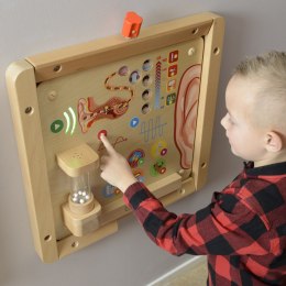 MASTERKIDZ Tablica Edukacyjna Zmysł Słuchu Montessori Masterkidz