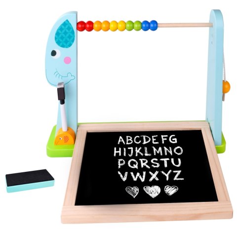 TOOKY TOY Duża Drewniana Tablica Dwustronna Magnetyczna+ Kredowa Tooky Toy TOOKY TOY Duża Drewniana Tablica Dwustronna Magnetyczna+ Kredowa Tooky Toy
