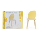 CLASSIC WORLD Pastelowe Krzesełko Grace dla Dzieci 3+ (Lemon) Classic World