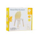 CLASSIC WORLD Pastelowe Krzesełko Grace dla Dzieci 3+ (Lemon) Classic World