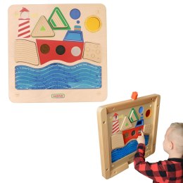 MASTERKIDZ Tablica Edukacyjna Sensoryczna Żeglowanie Ocean Montessori Masterkidz