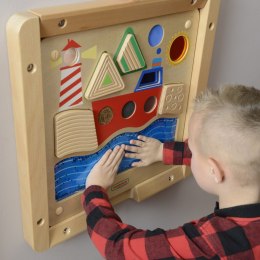 MASTERKIDZ Tablica Edukacyjna Sensoryczna Żeglowanie Ocean Montessori Masterkidz