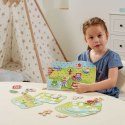 VIGA Drewniana Sznurowanka Przeplatanka Zwierzęta na Farmie Montessori Viga Toys