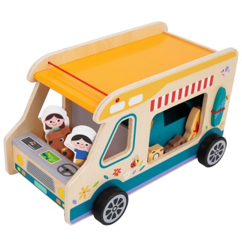 TOOKY TOY Drewniany Kamper Postacie Kemping Tooky Toy TOOKY TOY Drewniany Kamper Postacie Kemping Tooky Toy