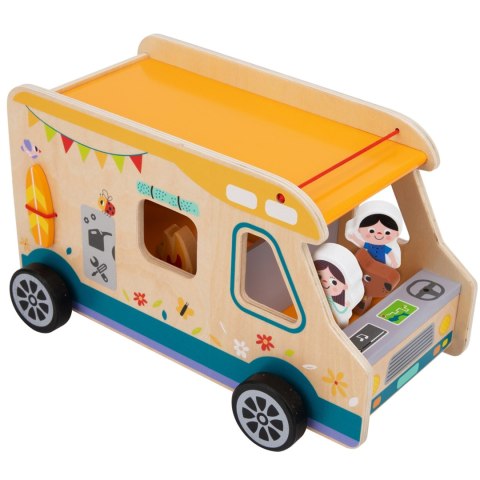 TOOKY TOY Drewniany Kamper Postacie Kemping Tooky Toy TOOKY TOY Drewniany Kamper Postacie Kemping Tooky Toy