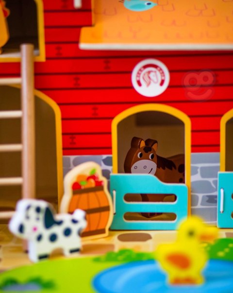 WOOPIE GREEN Mega Farma Figurki Zwierząt Stajnia Obora Kurnik 18 el. Woopie Let's Go Green WOOPIE GREEN Mega Farma Figurki Zwierząt Stajnia Obora Kurnik 18 el. Woopie Let's Go Green