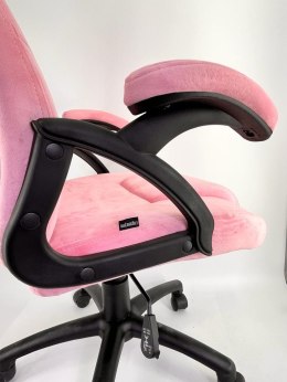 Fotel obrotowy do biurka CARRERA M ALCANTARA PINK II GATUNEK Lugano