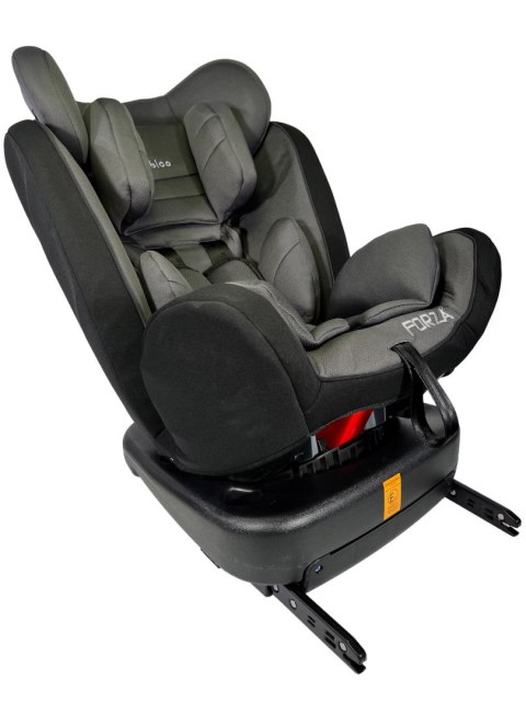 Fotelik samochodowy ISOFIX 360 FORZA BLACK 0-36 kg uniwersalny Bebico