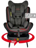 Fotelik samochodowy ISOFIX 360 FORZA RED 0-36 kg uniwersalny Bebico