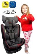 Fotelik samochodowy ISOFIX 360 FORZA RED 0-36 kg uniwersalny Bebico