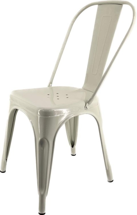 Krzesło metalowe loft CORSICA CREAM Lugano Krzesło metalowe loft CORSICA CREAM Lugano