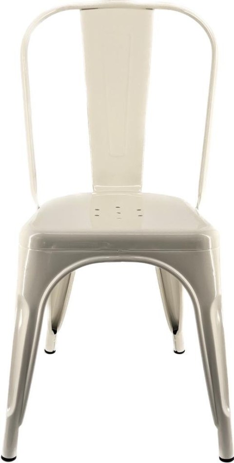 Krzesło metalowe loft CORSICA CREAM Lugano Krzesło metalowe loft CORSICA CREAM Lugano