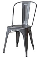 Krzesło metalowe loft CORSICA GRAPHITE TOLIX Lugano