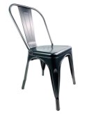 Krzesło metalowe loft CORSICA GRAPHITE TOLIX Lugano