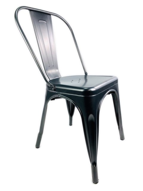 Krzesło metalowe loft CORSICA GRAPHITE TOLIX Lugano Krzesło metalowe loft CORSICA GRAPHITE TOLIX Lugano