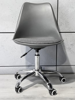 Krzesło obrotowe MONZA OFFICE GREY + GREY FABRIC II Lugano