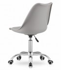 Krzesło obrotowe MONZA OFFICE LIGHT GREY PU Lugano