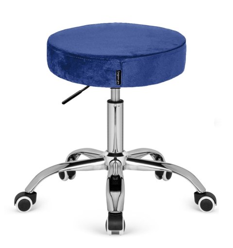 Krzesło obrotowe SIMPLE OFFICE BLUE VELVET Lugano Krzesło obrotowe SIMPLE OFFICE BLUE VELVET Lugano