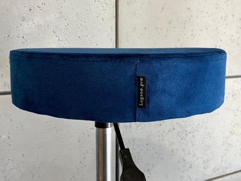 Krzesło obrotowe SIMPLE OFFICE BLUE VELVET Lugano Krzesło obrotowe SIMPLE OFFICE BLUE VELVET Lugano