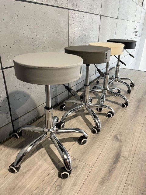 Krzesło obrotowe SIMPLE OFFICE LIGHT GREY PU Lugano Krzesło obrotowe SIMPLE OFFICE LIGHT GREY PU Lugano