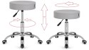 Krzesło obrotowe SIMPLE OFFICE LIGHT GREY PU Lugano