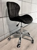 Krzesło obrotowe VASTO OFFICE VELVET BLACK II GATUNEK Lugano