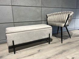 PUFA kufer Lugano LUZZI GREY VELVET 95 Lugano