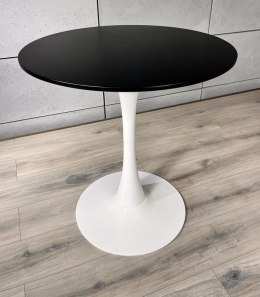 Stół okrągły VICTORY BLACK 60 cm MILK II GATUNEK Lugano