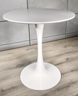 Stół okrągły VICTORY GREY 70 cm MILK Lugano