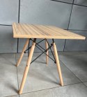 Stolik kawowy kwadratowy CAPRI WOOD 60x60 cm Lugano