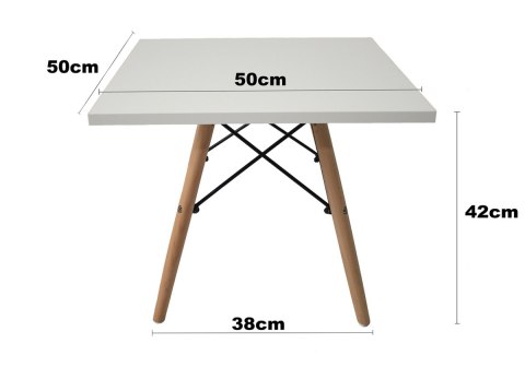 Stolik kawowy kwadratowy CAPRI WOOD 60x60 cm Lugano Stolik kawowy kwadratowy CAPRI WOOD 60x60 cm Lugano