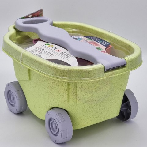 WOOPIE GREEN Zestaw do Piasku z Wózkiem 13 el. BIODEGRADOWALNY ORGANICZNY MATERIAŁ Woopie Let's Go Green WOOPIE GREEN Zestaw do Piasku z Wózkiem 13 el. BIODEGRADOWALNY ORGANICZNY MATERIAŁ Woopie Let's Go Green