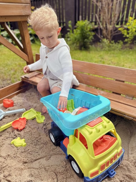 WOOPIE Zestaw do Piasku z Ciężarówką 52 cm XXL i Foremkami 20 el. Woopie WOOPIE Zestaw do Piasku z Ciężarówką 52 cm XXL i Foremkami 20 el. Woopie