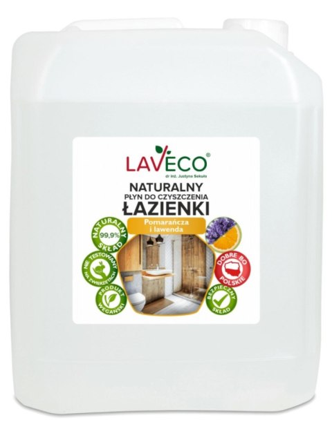 Bio Płyn do Łazienek 5l pomarańczowo-lawendowy naturalny i ekologiczny Bio Płyn do Łazienek 5l pomarańczowo-lawendowy naturalny i ekologiczny