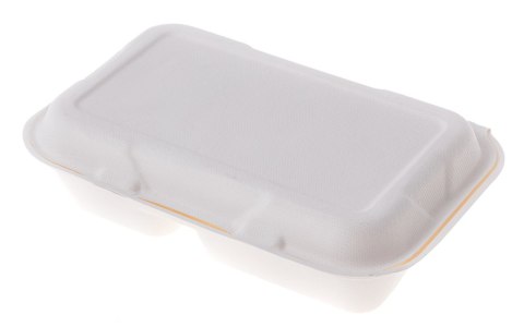 Bio Box 2-dzielny 25x17x5/6 biodegradowalny menu box 9x6" z trzciny cukrowej "półobiad" Bio Box 2-dzielny 25x17x5/6 biodegradowalny menu box 9x6" z trzciny cukrowej "półobiad"
