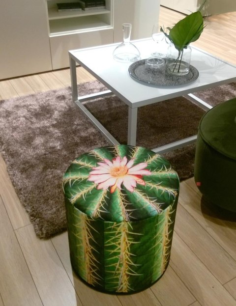 Okrągła pufa dekoracyjna - CACTUS Bertoni Okrągła pufa dekoracyjna - CACTUS Bertoni