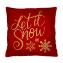 Poduszka - LET IT SNOW - 40x40 cm Bertoni