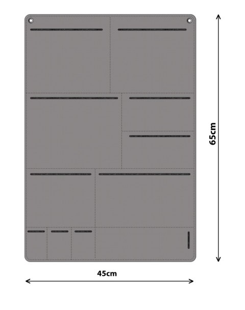Organizer antracyt IRISES 45x65 cm ARCO DESIGN Organizer antracyt IRISES 45x65 cm ARCO DESIGN