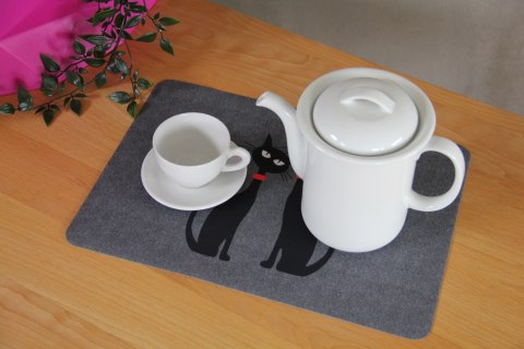 Podkładka - CZARNE KOTY - 29 cm x 42 cm Bertoni Podkładka - CZARNE KOTY - 29 cm x 42 cm Bertoni