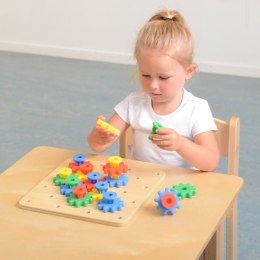 MASTERKIDZ Koła Zębate Zbuduj Własny Mechanizm Tablica Montessori Masterkidz