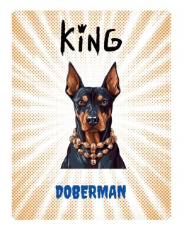 TABLICZKA KING DOBERMAN - 20x28 cm ARCO DESIGN