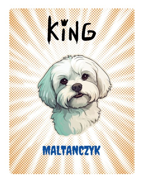 TABLICZKA KING MALTAŃCZYK - 20x28 cm ARCO DESIGN