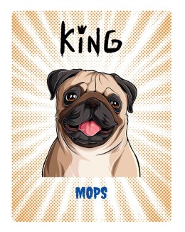 TABLICZKA KING MOPS - 20x28 cm ARCO DESIGN