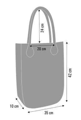 Torba filcowa CITY ANTRACYT Modern Bertoni